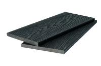 Террасная доска Polivan Group Singaraja Velvet+3D Wood Двухсторонняя Массив Черный 4000x140x20