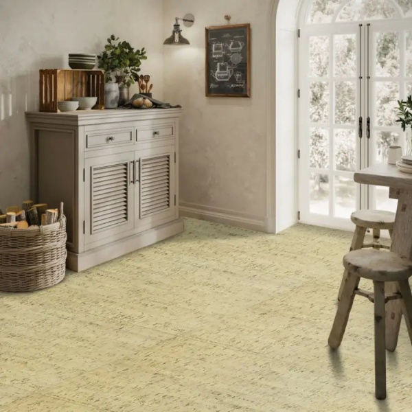 Плавающее пробковое покрытие EasyCork Лагуна арена 910x300x10